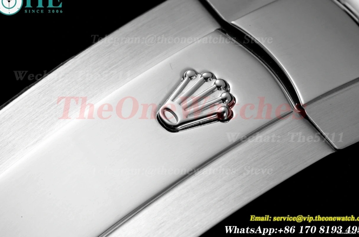 126334 GMF 41mm SS VR3235 Textured Green SS Datejust Dial 0214